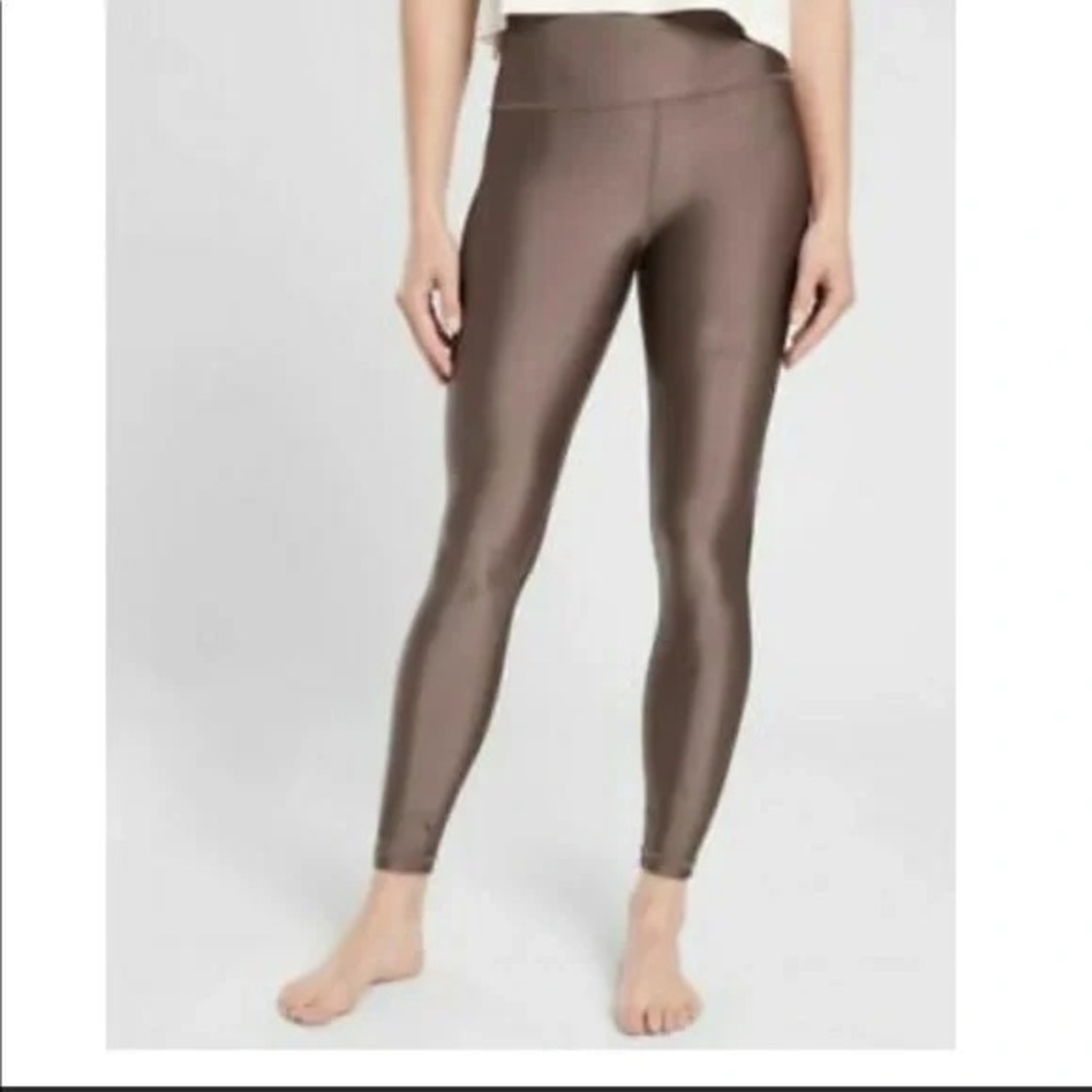 NWOT Athleta Sheen Tight - bronze in medium tall